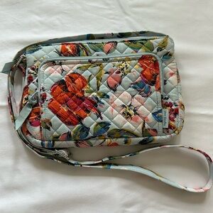 Vera Bradley Sea Air Floral RFID Little Hipster Crossbody